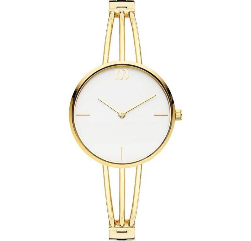 Danish Design Quarzuhr DANISH DESIGN Damen Armbanduhr JACKIE IV05Q1252 goldfarbend D. 32 mm von Danish Design