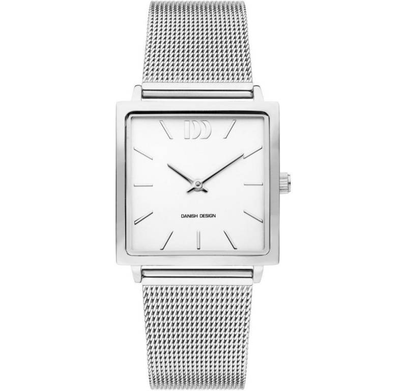 Danish Design Quarzuhr DANISH DESIGN Damen Armbanduhr MIAMI IV62Q1248 silberfarbend 27x27 mm von Danish Design
