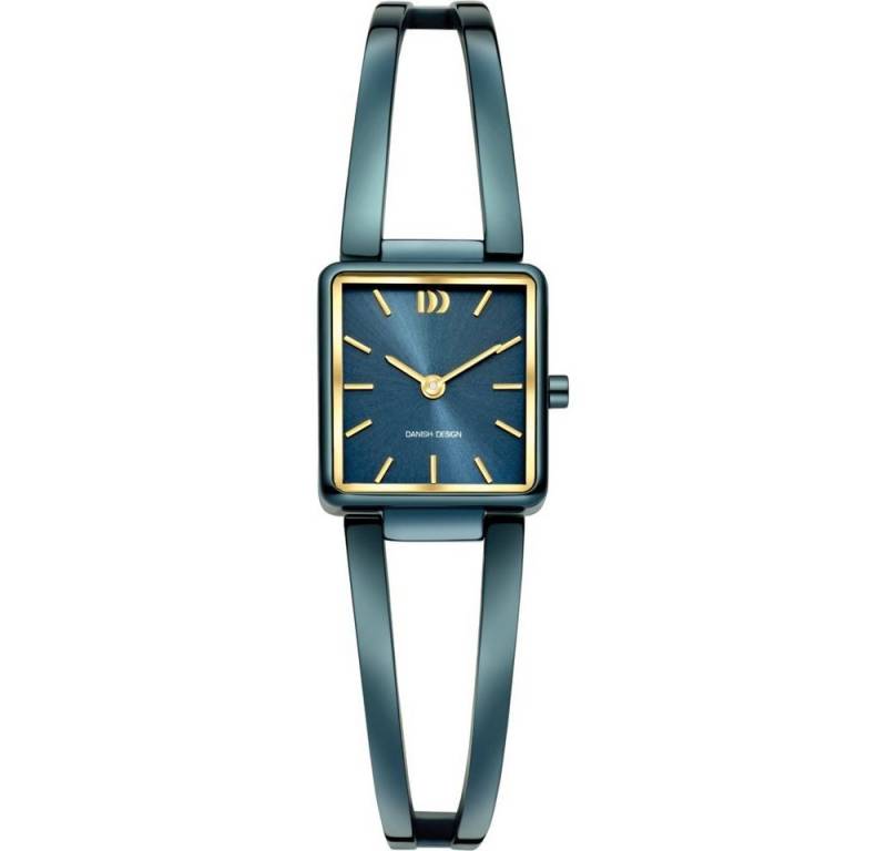 Danish Design Quarzuhr DANISH DESIGN Damen Armbanduhr PALMA IV72Q1304 blau B. 20 mm Stahlband von Danish Design