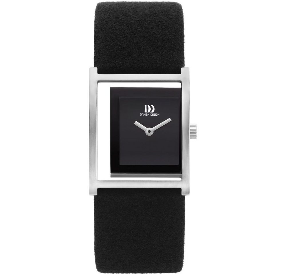Danish Design Quarzuhr DANISH DESIGN Damen Armbanduhr PICO IV13Q1292 schwarz B.26mm Veganband von Danish Design