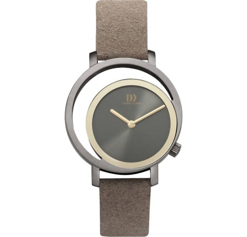 Danish Design Quarzuhr DANISH DESIGN Damen Armbanduhr PICO IV16Q1271 grau D. 32 mm Veganband von Danish Design