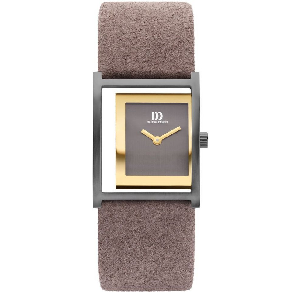 Danish Design Quarzuhr DANISH DESIGN Damen Armbanduhr PICO IV16Q1292 grau B. 26 mm Veganband von Danish Design