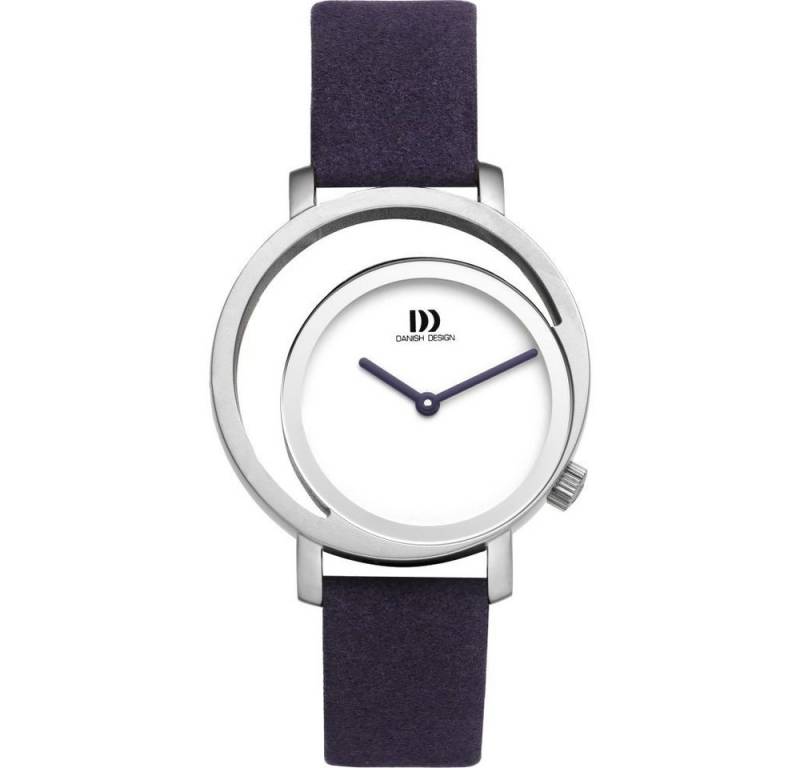 Danish Design Quarzuhr DANISH DESIGN Damen Armbanduhr PICO IV22Q1271 weiß D. 32 mm Veganband von Danish Design