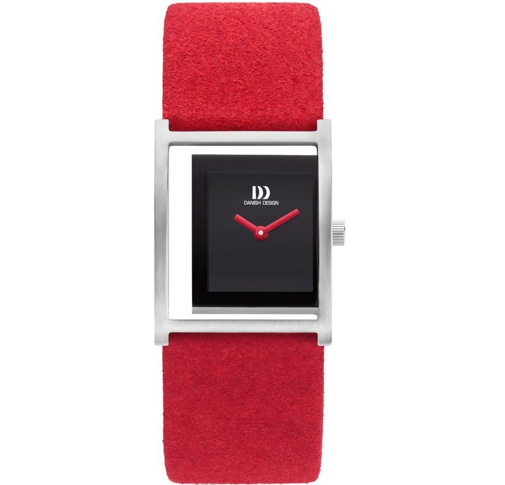 Danish Design Quarzuhr DANISH DESIGN Damen Armbanduhr PICO IV24Q1292 schwarz B.26mm Veganband von Danish Design