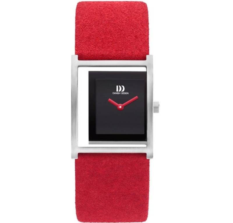 Danish Design Quarzuhr DANISH DESIGN Damen Armbanduhr PICO IV24Q1292 schwarz B.26mm Veganband von Danish Design