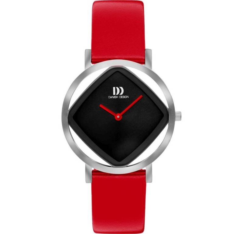 Danish Design Quarzuhr DANISH DESIGN Damen Armbanduhr PICO SQUARE IV24Q1300 schwarz D. 34 mm von Danish Design