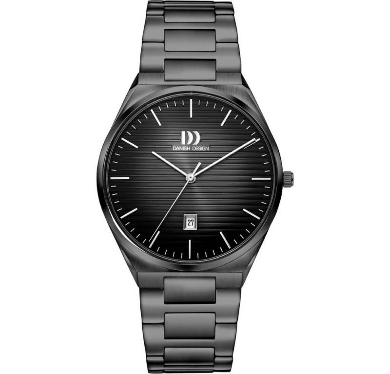 Danish Design Quarzuhr DANISH DESIGN Herren Armbanduhr DKX IQ96Q1302 grau D. 40 mm Stahlband von Danish Design