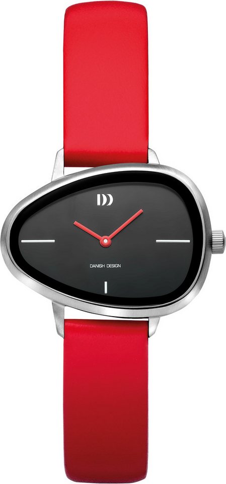 Danish Design Quarzuhr Damenuhren Lederband DD Uhrenserie 1305 Frihed matt IV16Q1305 von Danish Design