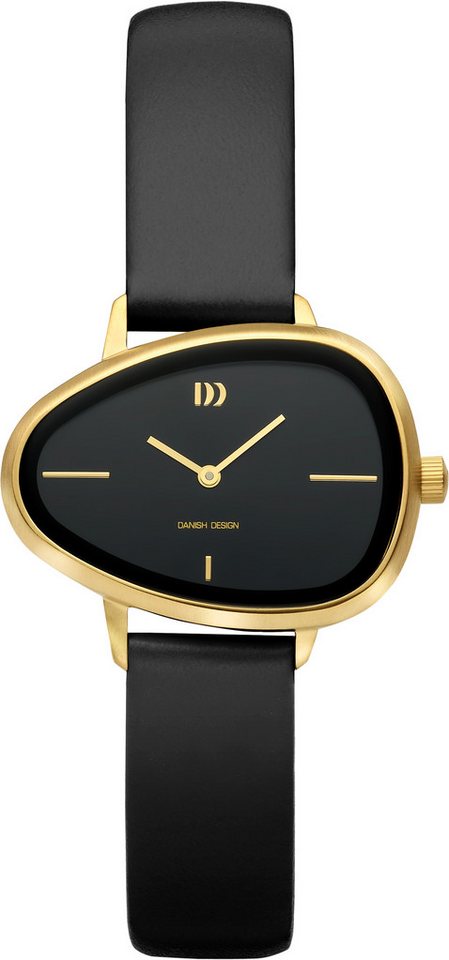 Danish Design Quarzuhr Damenuhren Lederband DD Uhrenserie 1305 Frihed matt IV16Q1305 von Danish Design