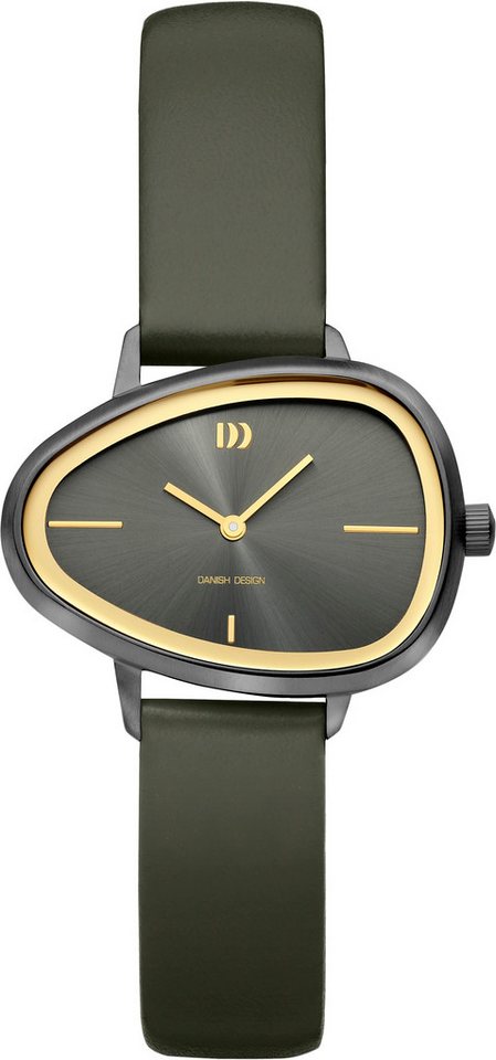 Danish Design Quarzuhr Damenuhren Lederband DD Uhrenserie 1305 Frihed matt IV16Q1305 von Danish Design