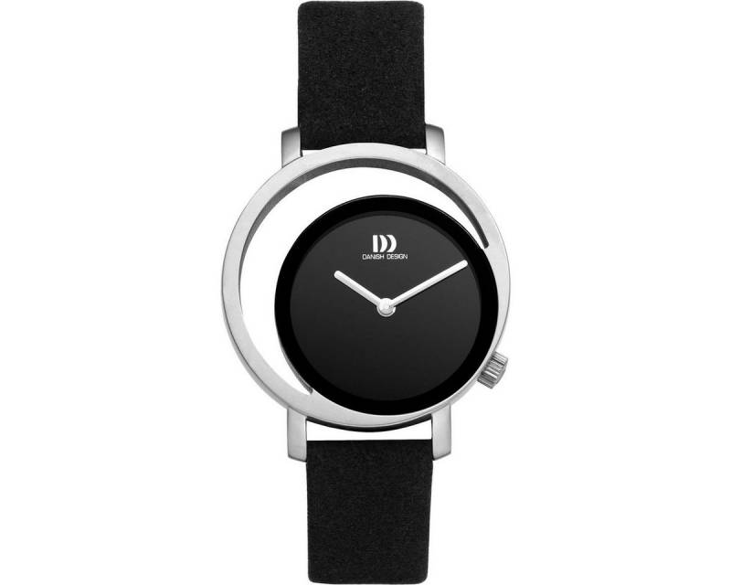 Danish Design Quarzuhr Danish Design Damenuhr Pico Black IV13Q1271 Microfaser, (1-tlg) von Danish Design