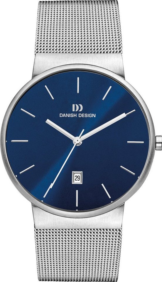 Danish Design Quarzuhr Designuhr Herren TAGE mit Datum 40mm, Datum bei 6 Uhr von Danish Design