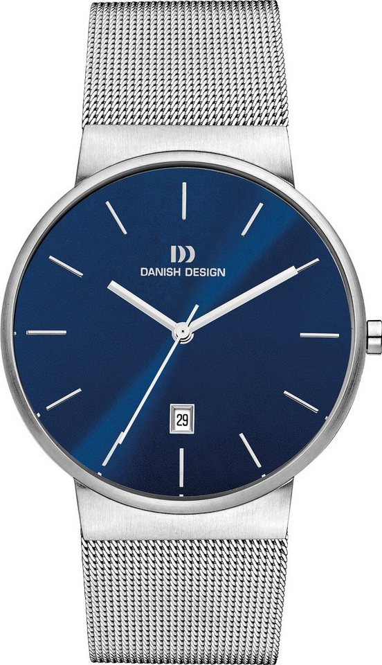 Danish Design Quarzuhr Designuhr Herren TAGE mit Datum 40mm Herrenuhren, Datum bei 6 Uhr von Danish Design