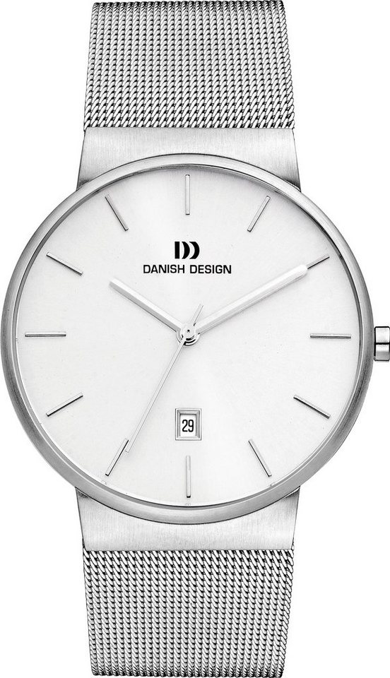 Danish Design Quarzuhr Designuhr Herren TAGE mit Datum 40mm Herrenuhren, Datum bei 6 Uhr von Danish Design