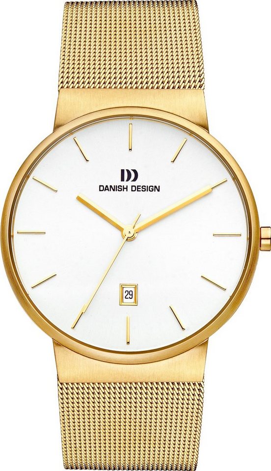 Danish Design Quarzuhr Designuhr Herren TAGE mit Datum Edelstahl ⌀40mm von Danish Design