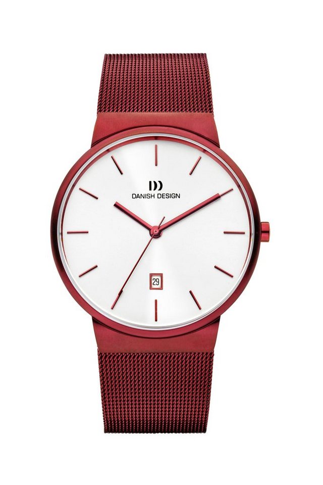 Danish Design Quarzuhr Designuhr Herren TAGE mit Datum Edelstahl ⌀40mm von Danish Design