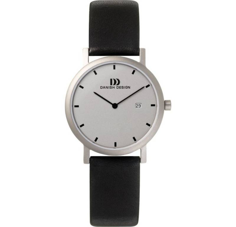 Danish Design Titanuhr DANISH DESIGN Damen Armbanduhr ELBE IV19Q272 grau D. 27 mm Lederband von Danish Design