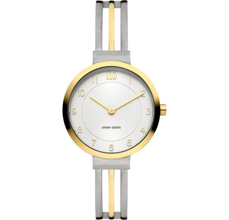 Danish Design Titanuhr DANISH DESIGN Damen Armbanduhr TIARA IV75Q1277 bicolor D30mm Titanband von Danish Design