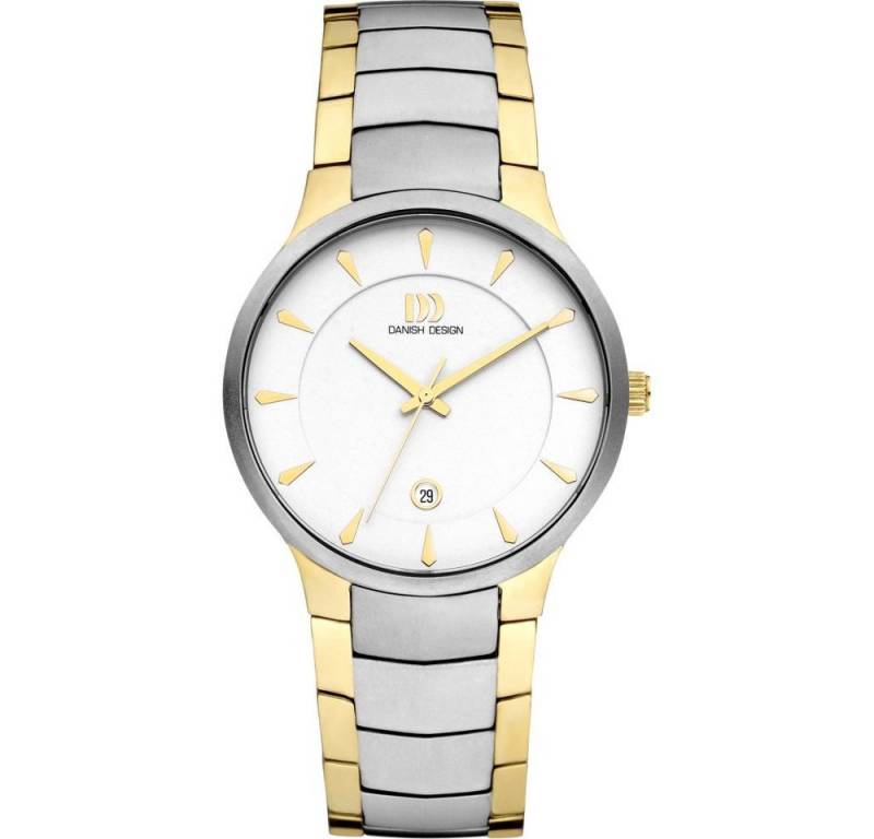 Danish Design Titanuhr DANISH DESIGN Herren Armbanduhr BOGÖ IQ65Q1275 bicolor D39mm Titanband von Danish Design