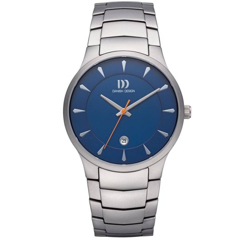 Danish Design Titanuhr DANISH DESIGN Herren Armbanduhr BOGÖ IQ68Q1275 blau D. 39 mm Titanband von Danish Design