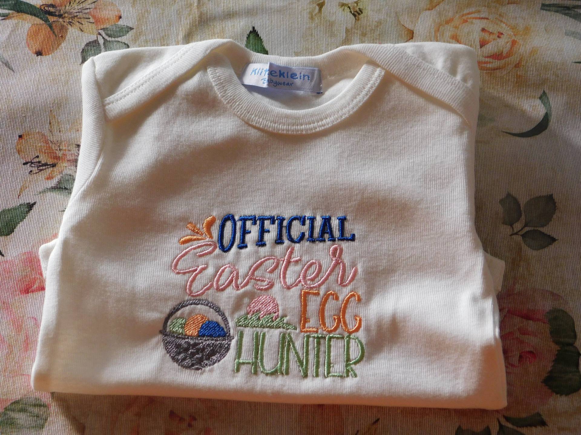 Personalisierte Bestickte Baby Body, Baby-Dusche-Geschenk Custom Body Suits , Ostern Easter von Daniskreativewelt88