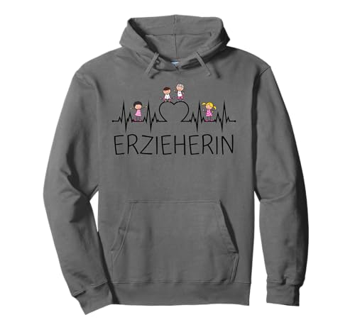 Erzieherin Herzschlag Kinder Herz Kindergarten Kita Erzieher Pullover Hoodie Erzieherin Herzschlag Kinder Herz Kindergarten Kita Erzieher Pullover Hoodie von Danke Erzieherin Kita Abschied Geschenke Erzieher
