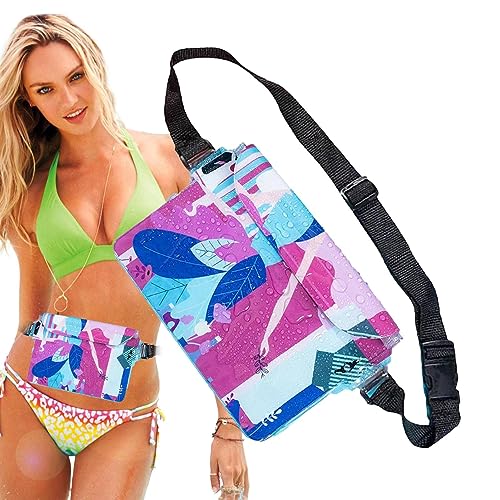 Sport-Fanny-Handytasche,wasserdichte Gürteltasche mit großem Fassungsvermögen | Beach Water Park Workout-Gürteltasche für Lippenstifte, Handys, Reisepass, Schlüssel, Geldbörsen Dankek von Dankek