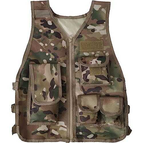Danlai Kinder Sportweste 1pc Kinder Tarnweste Sportweste Multi - -weste Cs Field Combat Training Outdoors Games von Danlai