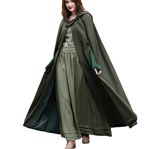 Langer Trenchcoat Für Damen, Vorne Offen, Strickjacke, Mantel, Umhang, Poncho, Windjacke, Damen, Winter, Parka, Outwear von Danlai