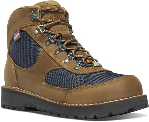 Danner Damen Cascade Crest Gore-Tex Wanderstiefel, 12,7 cm, Grizzly Brown/Ursa Blue, 37 EU von Danner