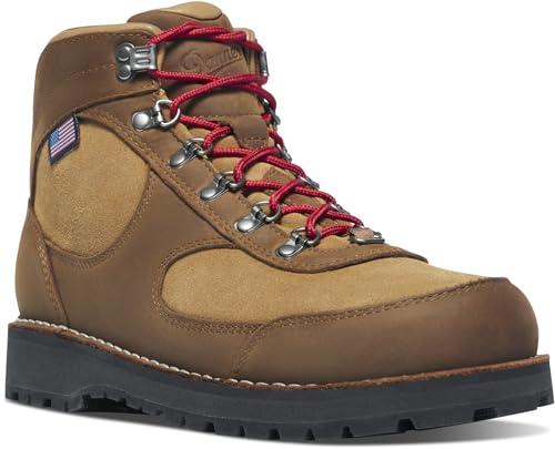 Danner Herren Cascade Crest Gore-Tex Wanderstiefel, 12,7 cm, Grizzly Brown/Rhodo Red, 47 EU von Danner