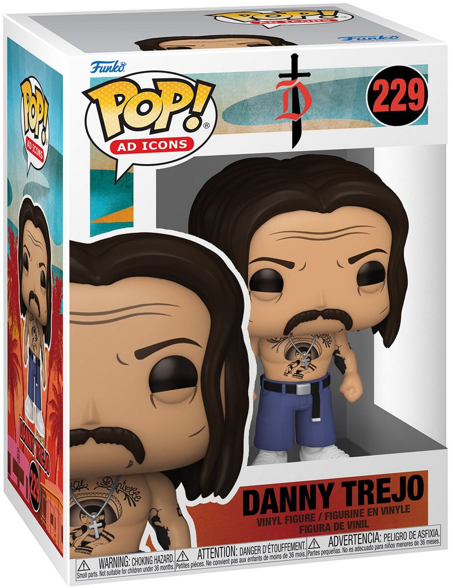 Danny Trejo - Danny Trejo Vinyl Figur 229 - Funko Pop! Figur - Funko Shop Deutschland - Lizenzierter Fanartikel von Danny Trejo