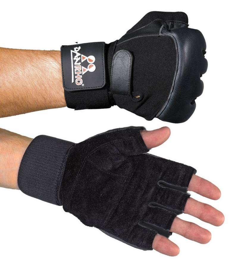 Danrho Boxhandschuhe Sandsackhandschuhe Boxsackhandschuhe MMA Handschuhe Handschutz Boxsack (Paar, Trainingshandschuhe), 1 cm dicke Polsterung, MMA Crossover Boxen Fitness von Danrho