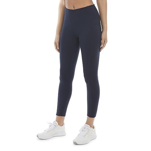 Danskin Damen Doppelt gebürstete 7/8-Leggings Leggings, Neo Navy, M von Danskin