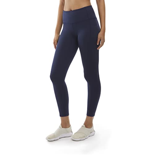 Danskin Damen Doppelt gebürstete 7/8-Leggings Leggings, Neo Navy, M von Danskin