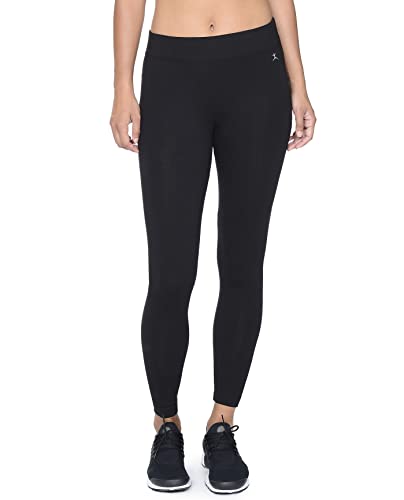 Danskin Damen Essentials Knöchel-Leggings, schwarz, Groß von Danskin