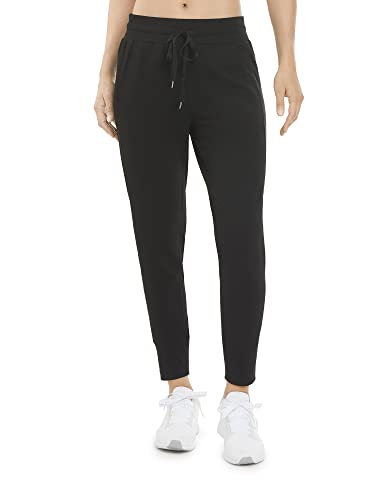 Danskin Damen Jogginghose mit Weicher Haptik Trainingshose, Schwarzsalz, Groß von Danskin