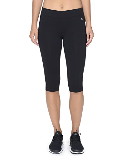 Danskin Damen-Leggings, Schwarz, L von Danskin