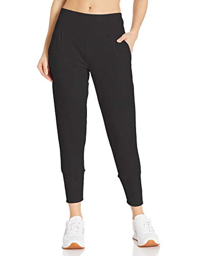 Danskin Damen Slim Tapered Jogger Lssige Hose, Reichhaltiges Schwarz, Groß von Danskin