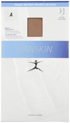 Danskin Damen Ultrasoft Mikrofaser Fuß Strumpfhose, Classic Light Toast, D von Danskin