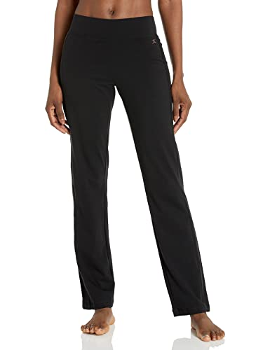 Danskin Damen Yoga-Hose mit schlanker Passform, schwarz, X-Klein von Danskin