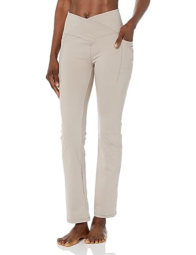 Danskin Damen-Yogahose mit überkreuzter Taille, Atmosphäre, S von Danskin