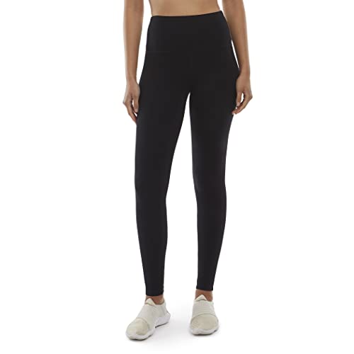 Danskin Damen voller Länge Leggings, Schwarzsalz, Groß von Danskin