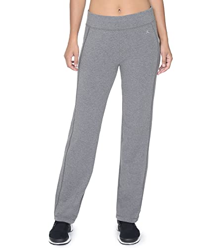 Danskin Essentials Yogahose, Anthrazitgrau meliert, Groß von Danskin