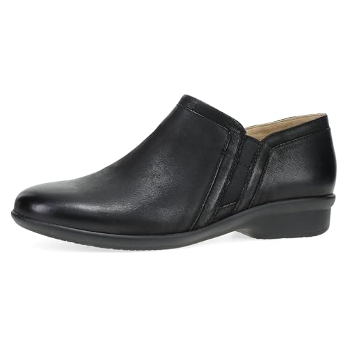 Dansko CHERYL Niedrige Stiefeletten - Leder-Slip-On Schuhe mit herausnehmbarer Innensohle, Fußgewölbeunterstützung, leichte Gummi-Außensohle, ideal für Arbeit, Reisen und ganztägigen Komfort, Schwarz Dansko CHERYL Niedrige Stiefeletten - Leder-Slip-On Schuhe mit herausnehmbarer Innensohle, Fußgewölbeunterstützung, leichte Gummi-Außensohle, ideal für Arbeit, Reisen und ganztägigen Komfort, Schwarz von Dansko