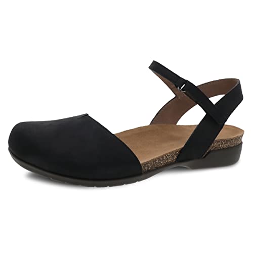 Dansko Damen Rowan Geschlossene Sandalen, Schwarz (schwarz), 39.5/40 EU von Dansko