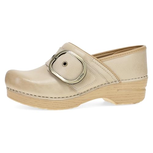 Dansko Pearson Clogs für Damen - Rocker-Sohle und Fußgewölbeunterstützung für Komfort, Sand, 5.5-6 von Dansko