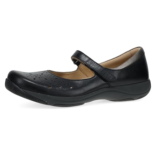 Dansko Stacy Mary Jane – leichte Unterstützung in einem vielseitigen Stil – rutschfeste Gummi-Außensohle geeignet für trockene, nasse und ölige/nasse Oberflächen, Schwarz, 11.5-12 Wide von Dansko