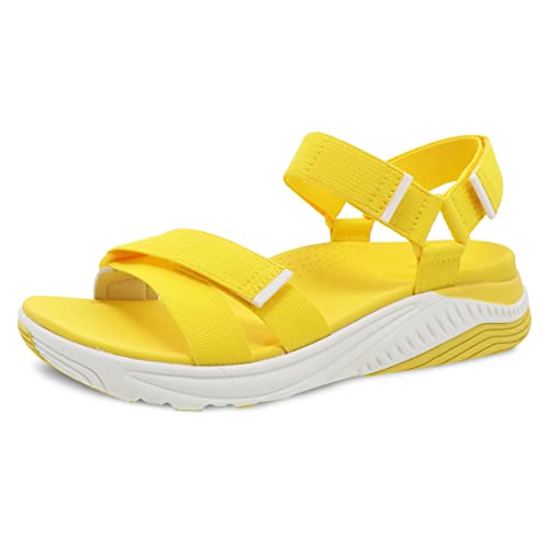 Dansko Women's Racquel Yellow Sport Sandals 6.5-7 M US - added support and comfort von Dansko