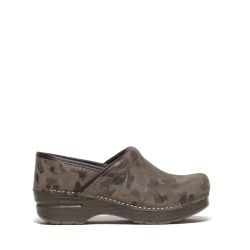 Grüne Camouflage Wildleder-klassik-clogs Von Dansko von Dansko